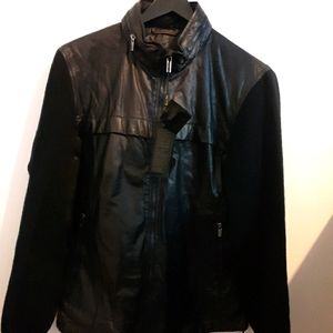 Massimo Dutti Jacket with leather *NEW*